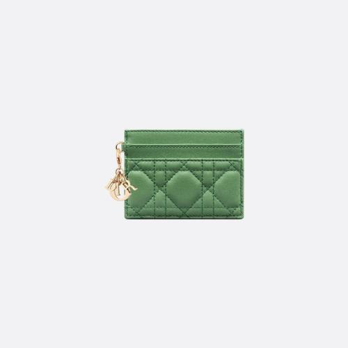  DIOR迪奥 22年秋冬 女士 卡包 Porte-cartes 5?fentes Lady Dior S0974ONMJ_M69H