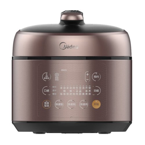 Midea/美的 压力锅多功能菜单一锅双胆5L高压饭煲圆灶釜不锈钢内胆智能调压SS5052P