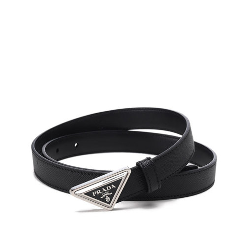 PRADA/普拉达【22年新款】 女士皮革板扣式皮带腰带2cm 1CC522年 053