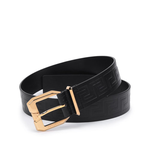 VERSACE/范思哲 男士牛皮革针扣式皮带腰带 1001065 1A00723