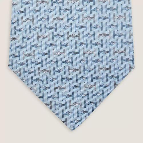  HERMES爱马仕 22年秋冬 男士 领带 Cravate twillbi H Jumbo H626287T 01