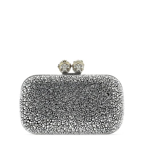 Alexander McQueen/亚历山大麦昆 19年春夏 钱包 夹子包 女包 手包 女性 宴会 银色 手拿包 5541830VJBU 1000