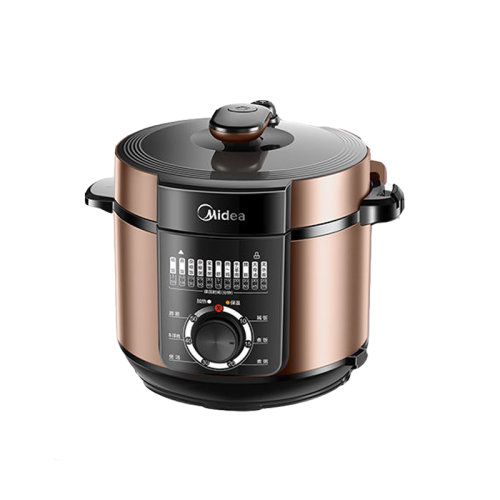 Midea/美的 电压力锅 5L升大容量家用智能高压锅双胆饭锅一锅双胆(YL50M132)