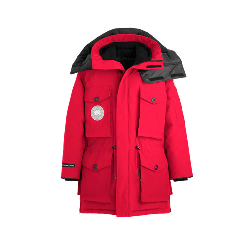 CANADA GOOSE/加拿大鹅 经典款 Expedition系列 男女同款红色混合面料派克大衣羽绒服4565mjj-ROUGE