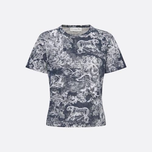 DIOR迪奥 22年秋冬 女士 短袖T恤 T 恤 223T19A4498_X5813