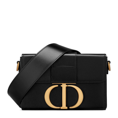 DIOR/迪奥 30 MONTAIGNE系列女士纯色光面牛皮革经典金色金属CD扣环翻盖开合单肩包斜挎包女包 M9204U-MOS 多色可选【预售4-5周发货】