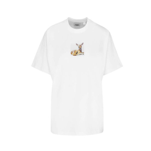 BURBERRY/博柏利 鹿印花棉质T恤衫 女士短袖T恤衫80246531