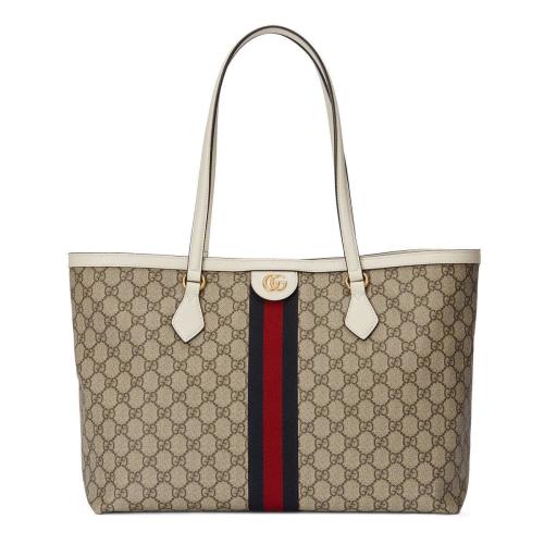  GUCCI古驰 22年秋冬 女士 Ophidia系列织带中号托特包 631685 96IWB 9794