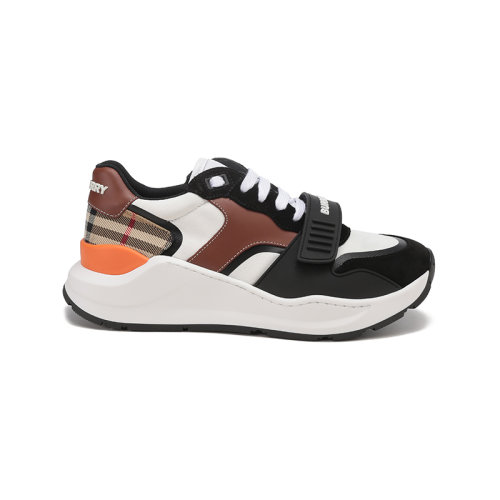 BURBERRY/博柏利【22春夏新款】男款织物配皮等多种材质系带休闲运动鞋 80391121