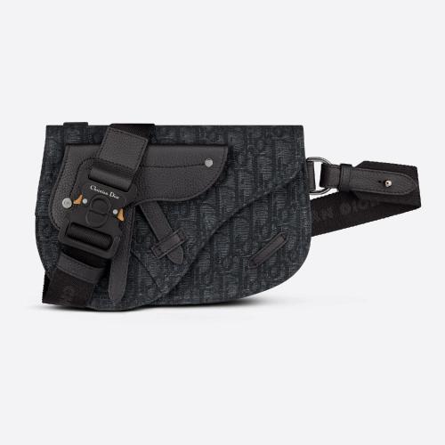 DIOR迪奥 22年秋冬 男士 单肩包 Pochette Saddle 1ADPO044YKY_H00N