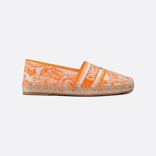  DIOR迪奥 22年秋冬 女士 平底鞋 Espadrille Dior Granville KDB578TJU_S74W