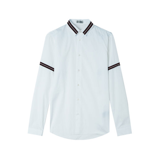 DIOR/迪奥 男士长袖衬衫 白色100%棉 at