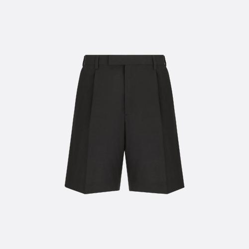  DIOR迪奥 22年秋冬 男士 休闲裤 褶裥短裤 183C140B5606_C900