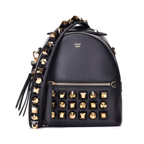  FENDI/芬迪 女士黑色牛皮革单肩包 8BT281 SR2 F0KUR PLSX