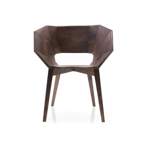 【DesginerLifestyle】YANGHOUSE/羊舍家居系列“榫卯的重构”扶手椅黑胡桃木下单后30天发货