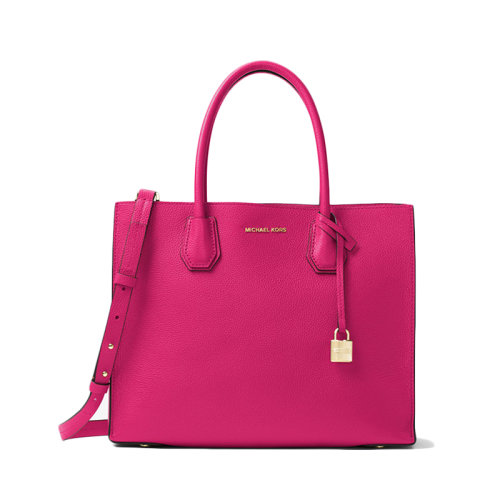 Michael Kors/迈克·科尔斯 MK MERCER系列 时尚简约小锁头手提单肩斜挎包 女包 30F6GM9T3L