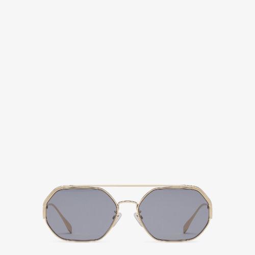  FENDI芬迪 22年秋冬 女士 太阳眼镜 灰色镜片太阳镜 FOL024V1TF1BIJ