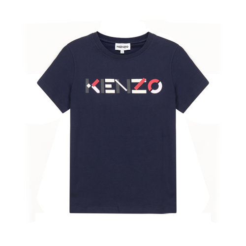 KENZO/高田贤三 女士棉质圆领短袖T恤LOGO图案 2TS840 4SA