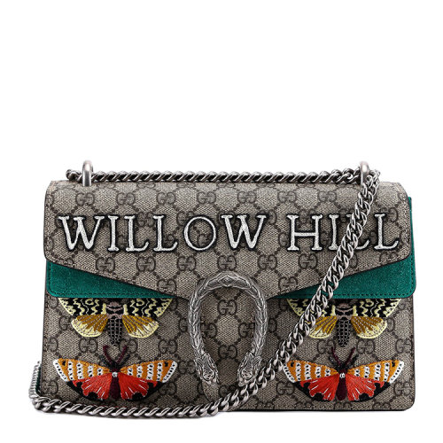 GUCCI/古驰 17年秋冬  女包  女性 gucci  时尚 酒神 棕色 单肩包 4002499F2EN8041