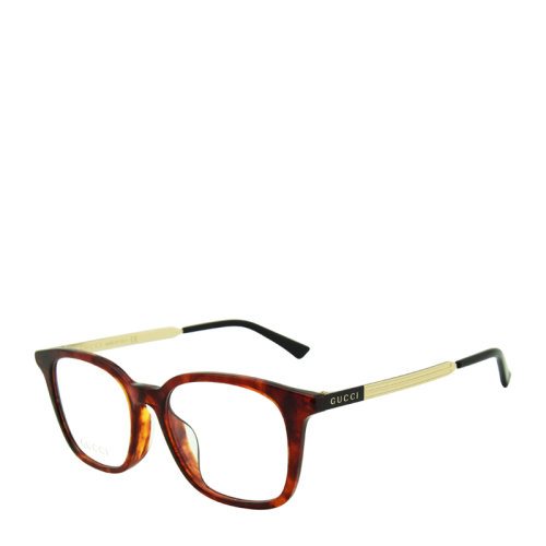 GUCCI/古驰 简约 休闲 长方形 全框 女士 光学镜架 板材 金属 近视 眼镜框 眼镜架  GG0831OA 52mmGUCCI 古驰