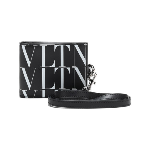 Valentino/华伦天奴  男士牛皮革短款钱包钱夹颈部挂包 VY2P0342GTC