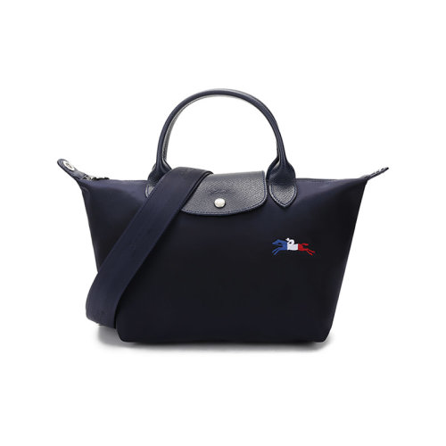 Longchamp/珑骧 女士LE PLIAGE系列小号织物短柄可折叠手提单肩斜挎包饺子包 1512 HXG