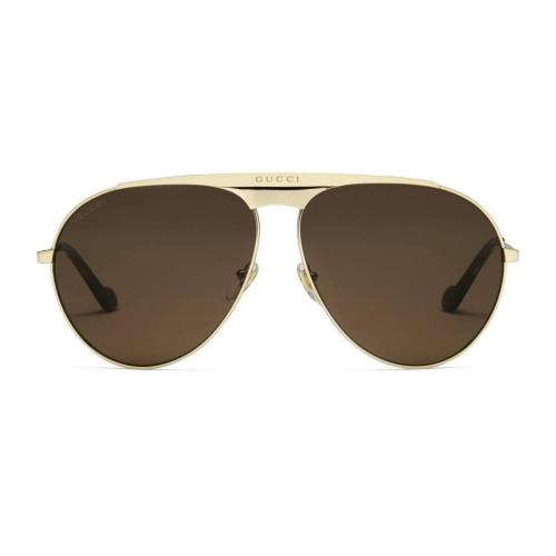  GUCCI古驰 22年秋冬 男士 飞行员太阳眼镜 648639 I3330 8023