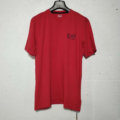 Emporio Armani/安普里奥阿玛尼 红色男士短袖T恤