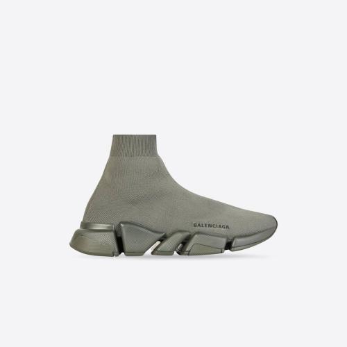  BALENCIAGA巴黎世家 22年秋冬 男士 休闲运动鞋 Men's Speed 2.0 Sneaker in Green 617239W2DB 预定商品1-3周发货