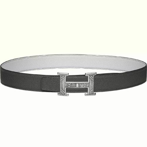  HERMES爱马仕 22年秋冬 男士 腰带 Boucle de ceinture H Touareg %26a; Cuir de ceinture rever