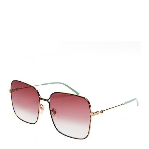 GUCCI/古驰 明星同款 复古 方形 多边形 男女款 超轻 镜框 太阳镜 合金 全框 墨镜 眼镜 GG0443S 60mm GUCCI 古驰