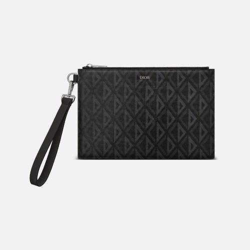  DIOR迪奥 22年秋冬 男士 手拿包 Pochette A5 2ESCA338DCO_H43E
