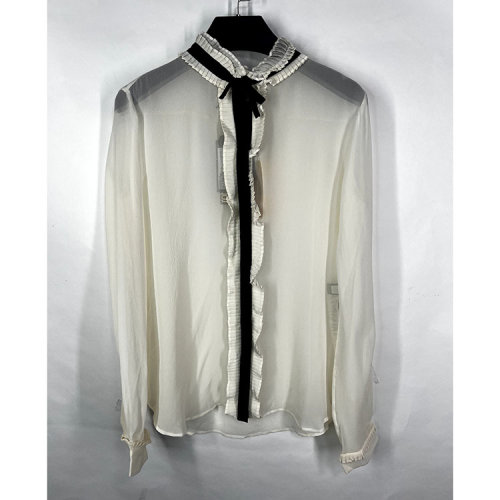 Roberto Cavalli/罗伯图 卡维里  女装 女士衬衫 女士长袖衬衫  SPT710 GG001