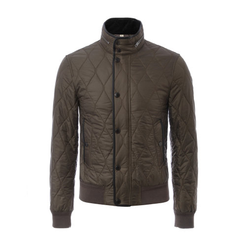 BURBERRY/博柏利 巴宝莉 男装 棉服 burberry服装 立领绿色隐藏式连帽男士棉服 上装 外套 80044111