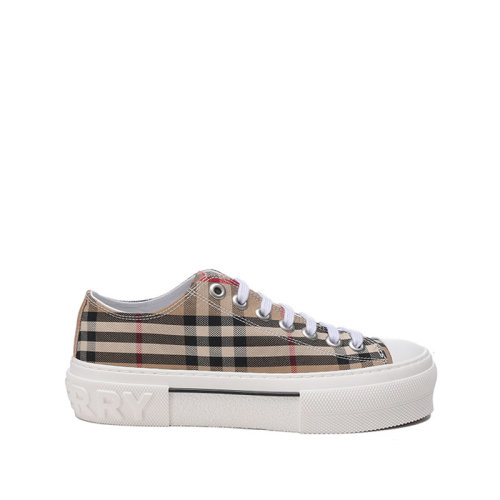 BURBERRY/博柏利 【22春夏新款】 女款织物系带休闲运动鞋Vintage格纹 80505061