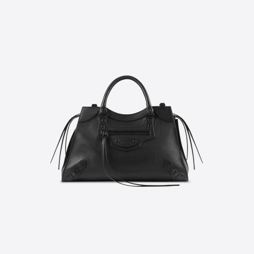  BALENCIAGA巴黎世家 22年春夏 男士 手提包 Womens Neo Classic Medium Handbag in Black 6787