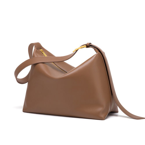 GeleiStory/GeleiStory 2021新款女包单肩包大容量简约时尚纯色手提通勤牛二层皮单肩包