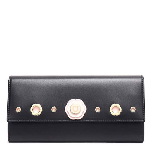 Salvatore Ferragamo/菲拉格慕 女士 女包 黑色皮革卡包钱包 22D253 687490