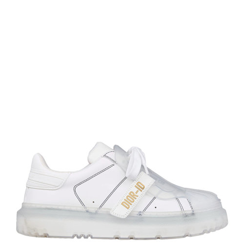 DIOR/迪奥 22年早春新款 ID系列 女士白色牛皮革和透明效果橡胶运动鞋KCK334CLB_S24W