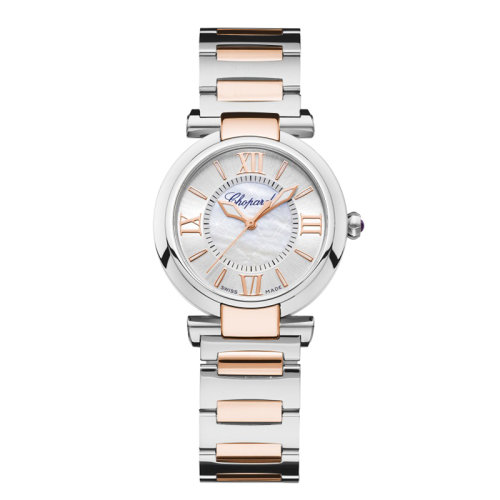 Chopard/萧邦 萧邦IMPERIALE系列精钢和玫瑰金自动机械女士珍珠贝母表盘腕表29毫米388563-6006