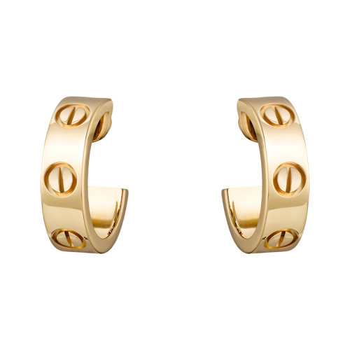 CARTIER/卡地亚 经典LOVE系列 18K金黄金经典LOVE耳环 B8022500