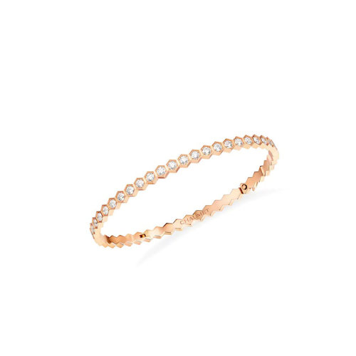 Chaumet/尚美 Bee My Love系列 女士18k金玫瑰金明亮切割钻石手链083434