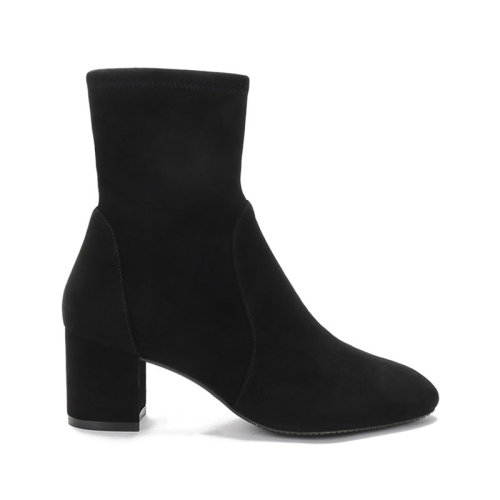 StuartWeitzman/斯图尔特韦茨曼 女士皮革粗跟短靴 YULIANA 60