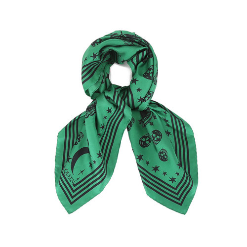 Alexander McQueen/亚历山大麦昆  女士桑蚕丝围巾丝巾方巾 665606 3001Q