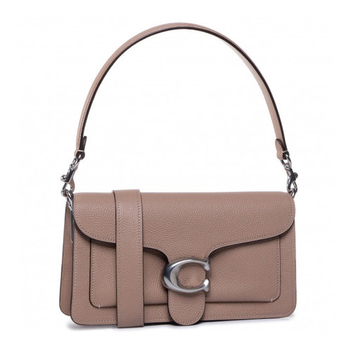 COACH/蔻驰 专柜同款 女士纯色抛光鹅卵石纹皮革经典C标金属扣Tabby单肩包斜挎包手提包女包 73995 多色可选