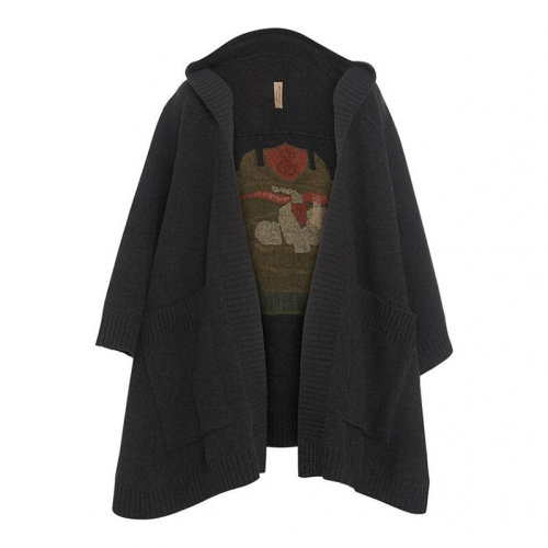 BURBERRY/博柏利 巴宝莉 女士潮流针织斗篷披肩 80072131