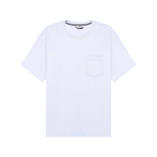 FENDI/芬迪 2021款 女士短袖T恤 女士棉质圆领短袖T恤 FS7375 AFLD