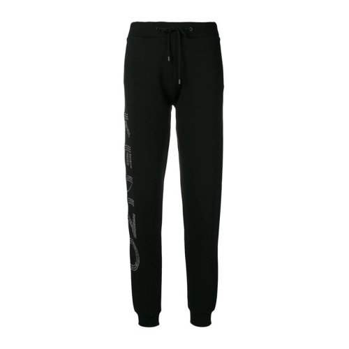 Kenzo/高田贤三 女装 服饰 黑色棉质LOGO标识运动 女士休闲裤裤装