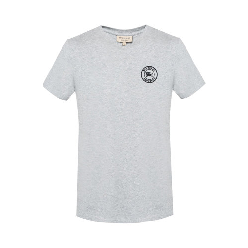 BURBERRY/博柏利 男士纯色棉质刺绣标志T恤 800405 多色可选