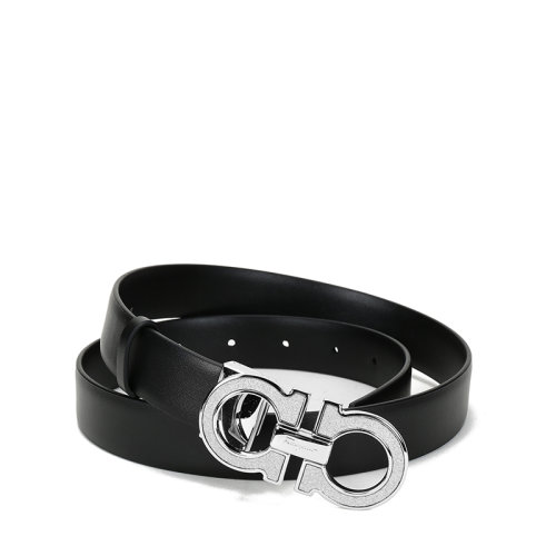 SalvatoreFerragamo/菲拉格慕 女士牛皮板扣式双面皮带腰带23B807